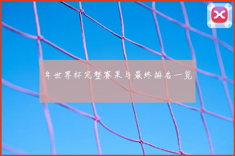 年世界杯完整赛果与最终排名一览